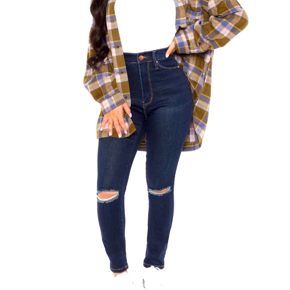 FASHION NOVA Dark Skinny Jeans